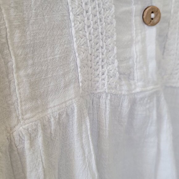 NEW with TAGS: Peasant Blouse Summer Cover Up - Picture 4 of 15